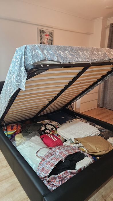 Cama elevatória colchão 200x160