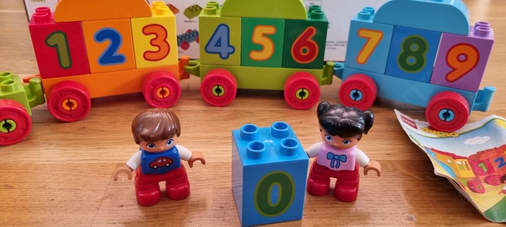 Lego duplo 10847 klocki ciuchcia pociąg z cyframi