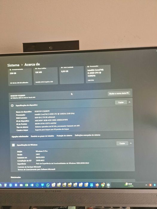 All in one HP ELITONE