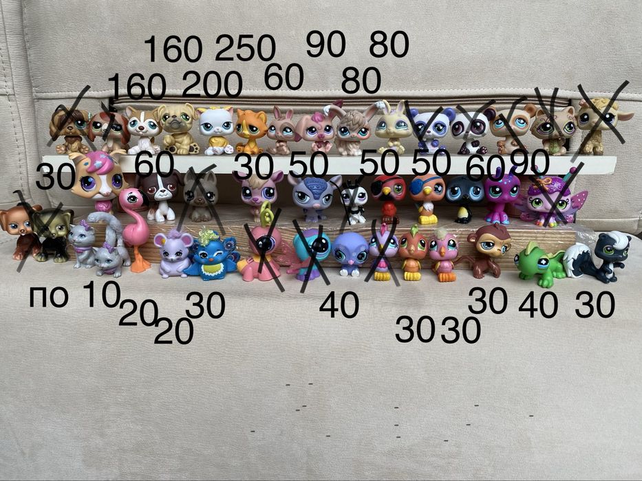 littlest pet shop лпс зайка, папуга, панда. Hasbro