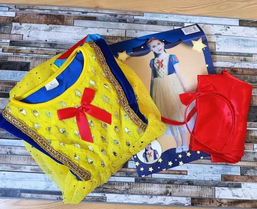 XL 134 przebranie na bal karnawał Śnieżka