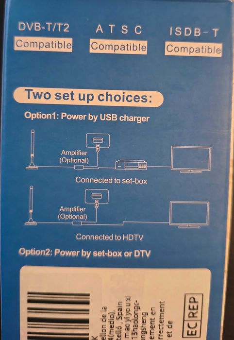 Antena Digital HDTV DVB-T/T2