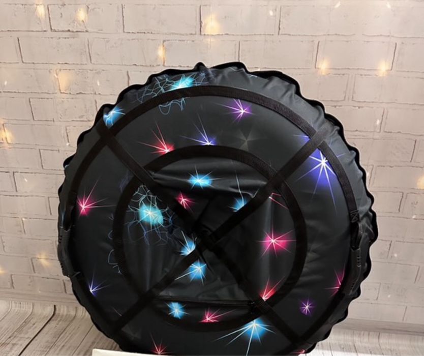 Тюбинг надувной тюба плюшка надувная санки надувные  таблетка ватрушка