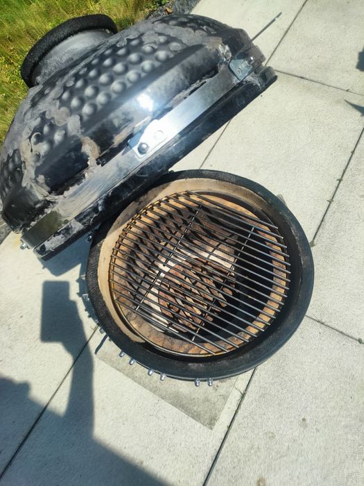 Grill  kamado węglowy duży ceramiczny  ruszt 34,5 cm