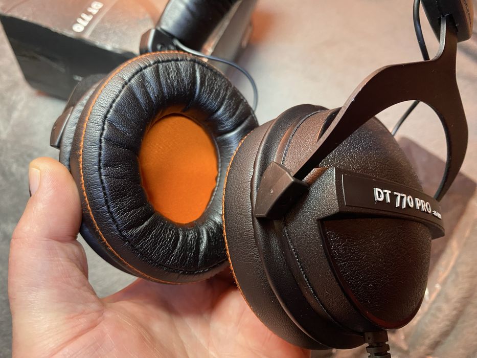 Наушники beyerdynamic dt 770 pro 80 ohm шкірян амбошури
