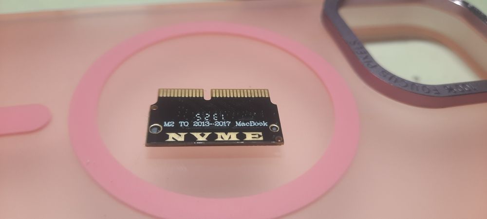 Адаптер NVMe SSD → MacBook Air/Pro 2013–2017