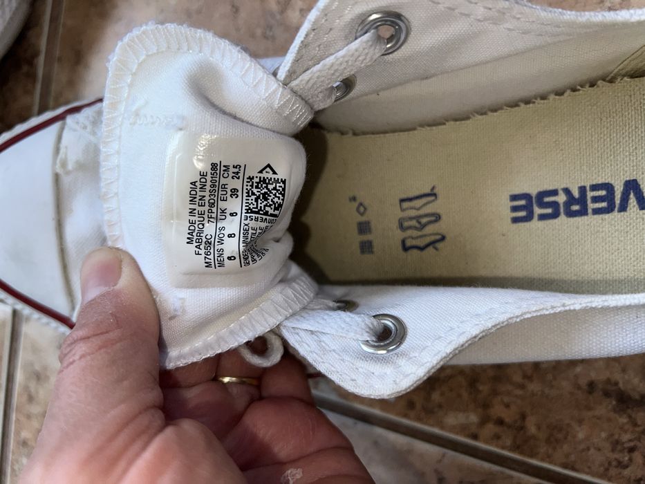 Trampki Converse białe rozmiar 39