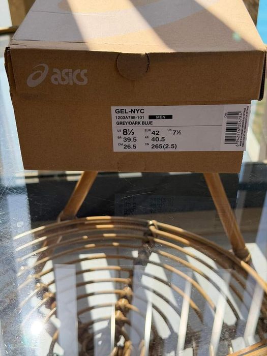 Asics Branco/Cinza Premium – Sapatilhas Casuais & Running | Novas