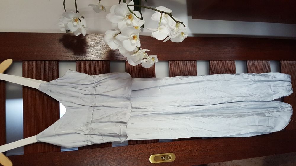 Kombinezon srebrny szary ZARA 38 M