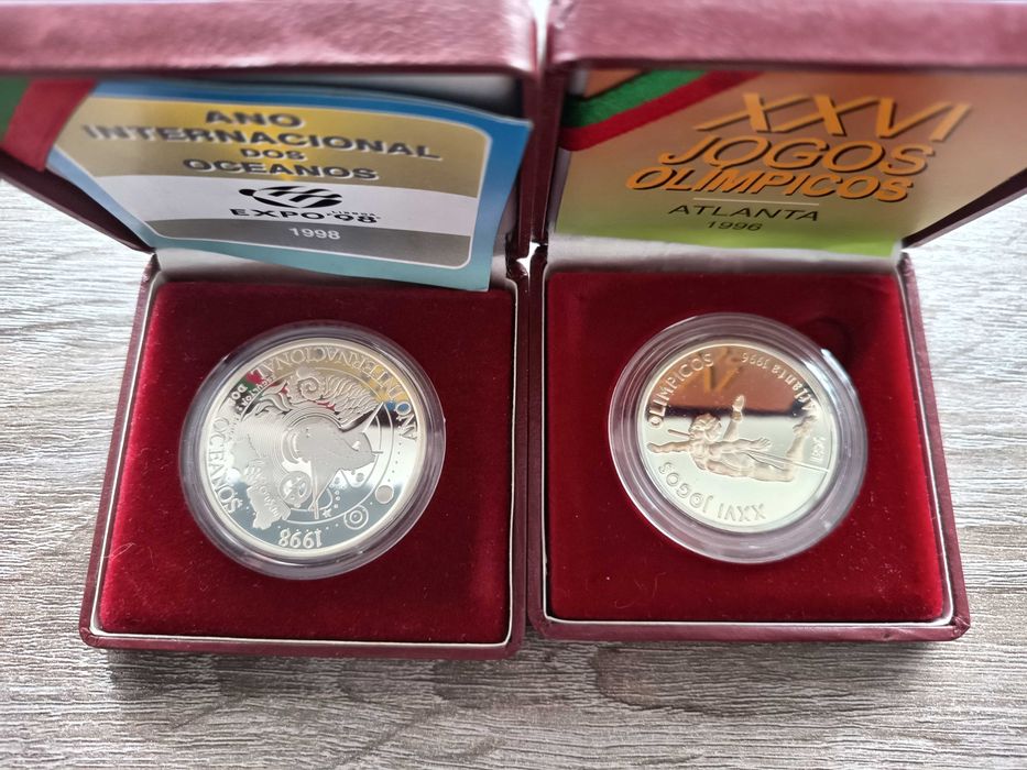 Moedas Prata Proof 14 ver descrição