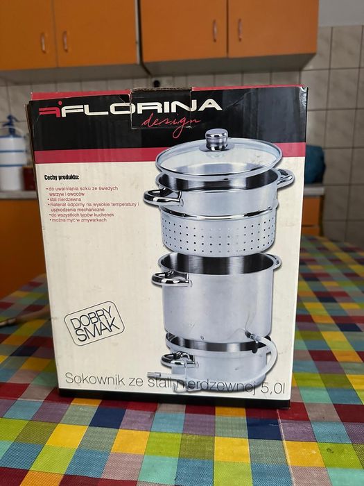 Sokownik ze stali nierdzewnej 5 l – Florina