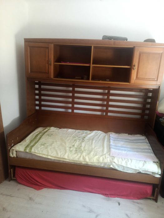 vendo  cama de madeira