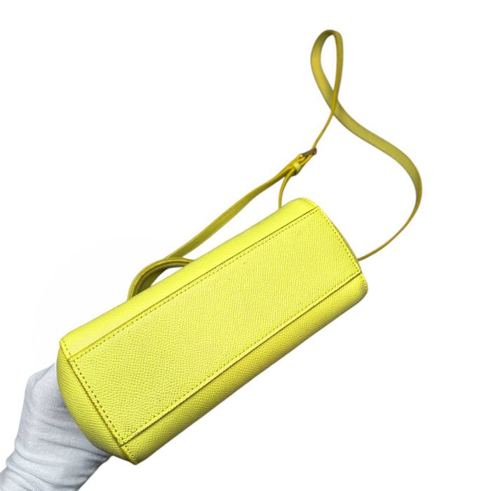 Женская сумка Dolce Gabbana sicily small calfskin yellow bag оригинал