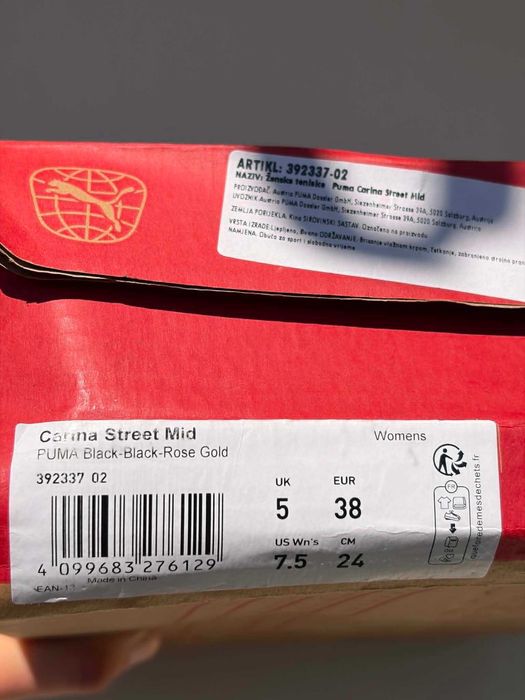 Nowe Buty Damskie Puma Carina Street Mid 38 (24cm)