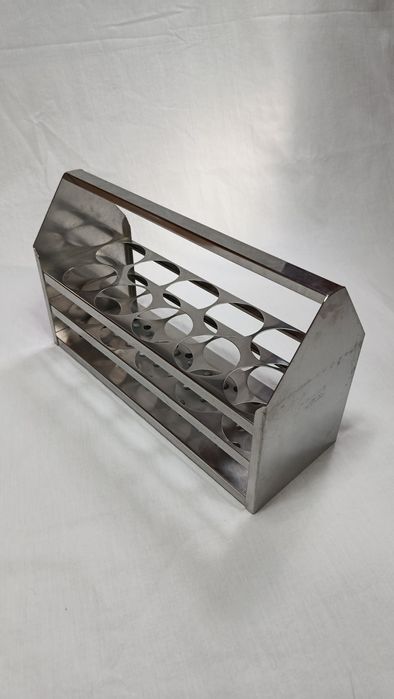 Gradilha laboratório Memmert, aço inox, tubos ensaio, profissional