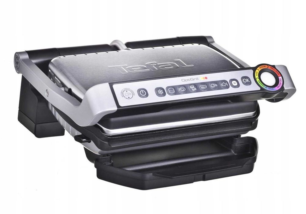 Grill elektryczny Tefal Optigrill GC705D16 2000W (srebrny/szary)