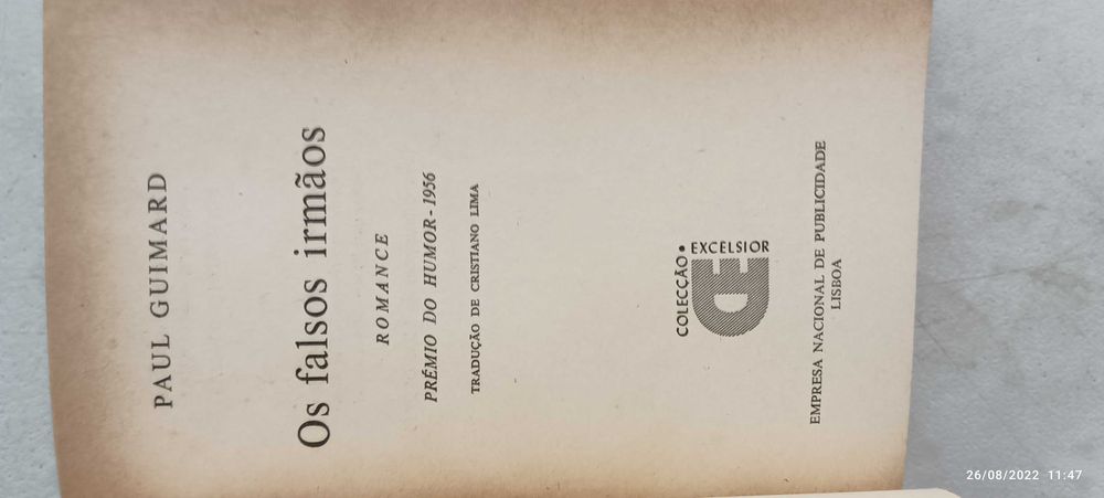 Livro Pa-1 - Paul Guimard - Os falsos irmãos