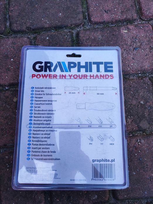 Graphite końcówkę wkrętaki klucze zestaw okazja uniwersalny