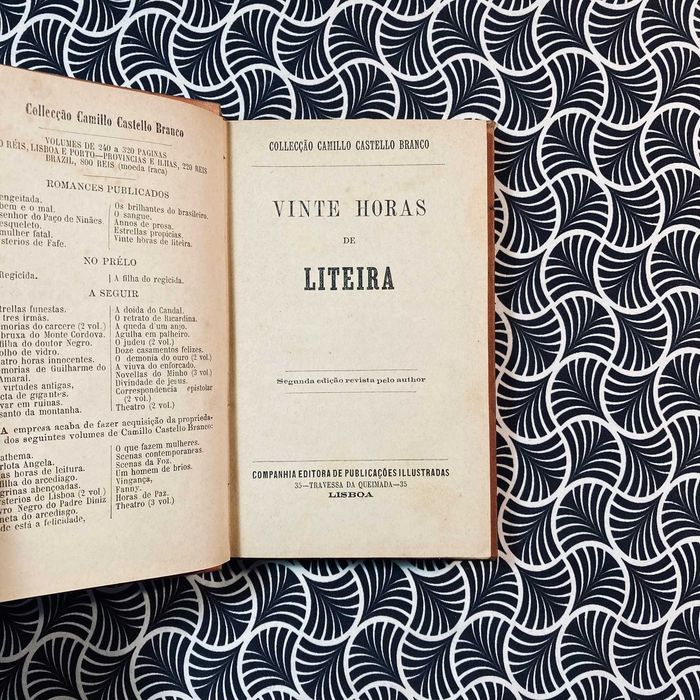 Vinte Horas de Liteira (2ª ed.) - Camillo Castello Branco