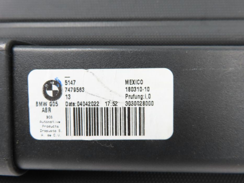 Cortina / Chapeleira Da Mala Bmw X5 Ref: 51477479563 2018 - 2026