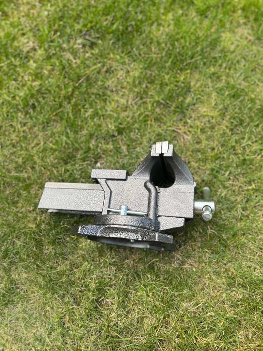 Imadło warsztatowe 125mm obrotowe z kowadłem mocne Ślusarskie NOWE MOCNE!