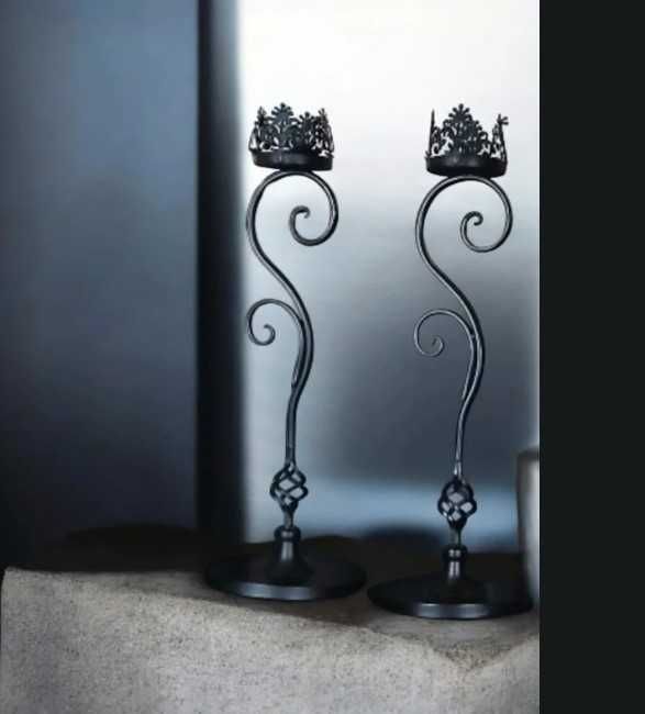 Candelabro decorativo. Porta velas. 2 unidades