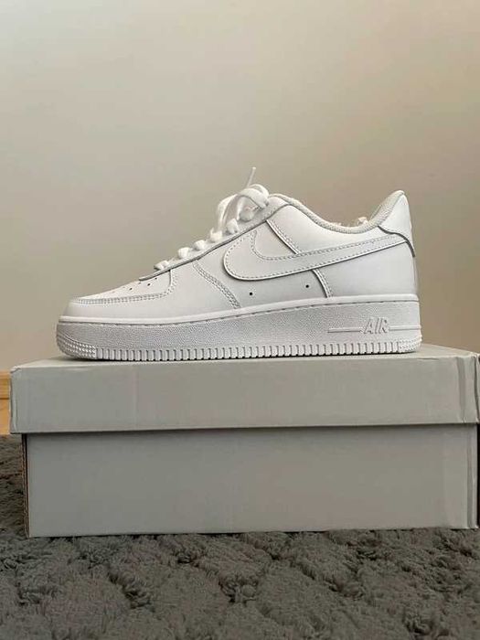 Buty meskie Mokasyny Nike_ Air_ Force_ 1_ Low '07_ Biały R.46