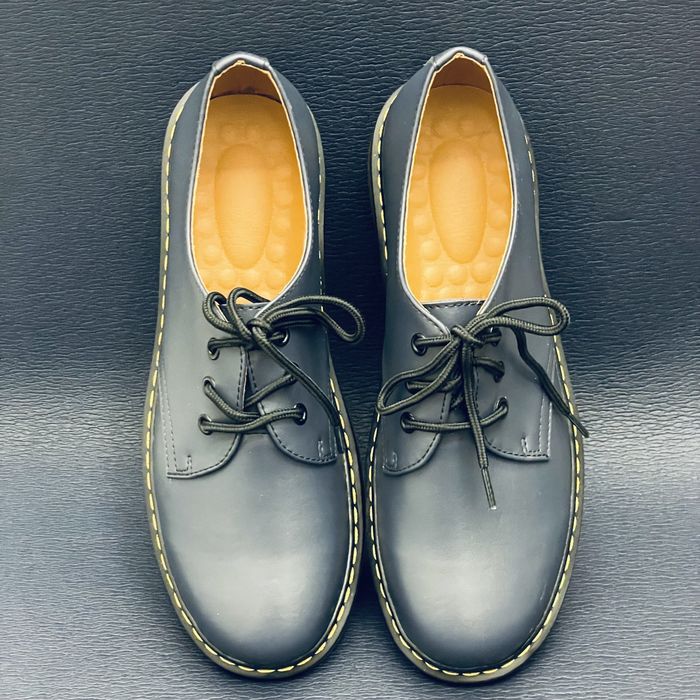 Glany oksfordki półbuty niebieskie martensy unisex