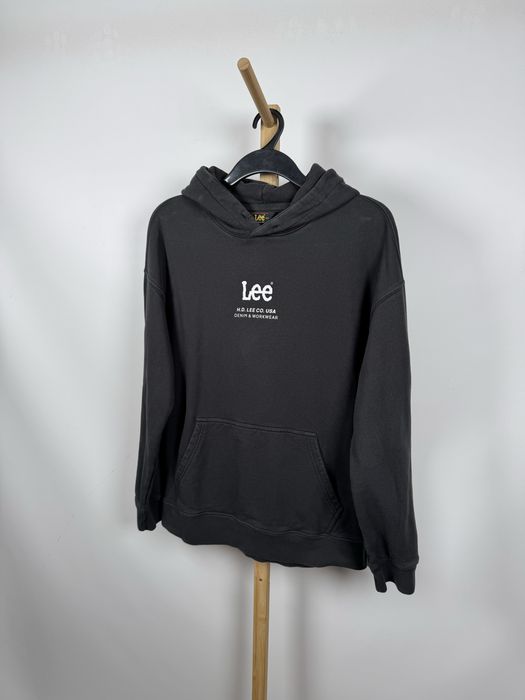 Lee czarna bluza z kapturem M