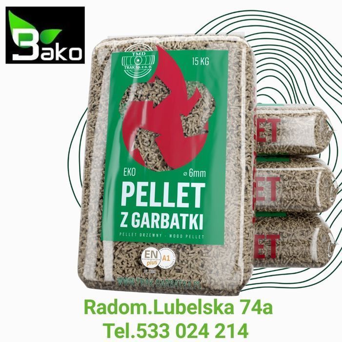 BRAK!Pellet Garbatka, pelet z dostawą do domu. Bako-Lubelska 74a