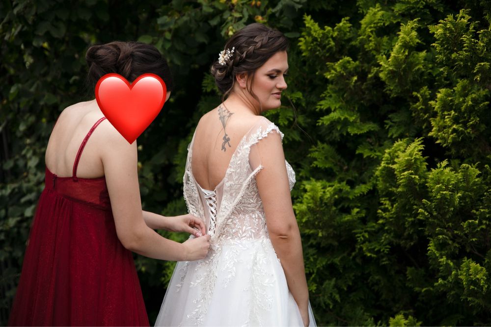 Suknia ślubna r. 42