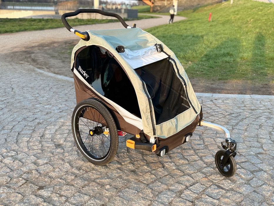 Burley D'Lite X double przyczepka do roweru super stan