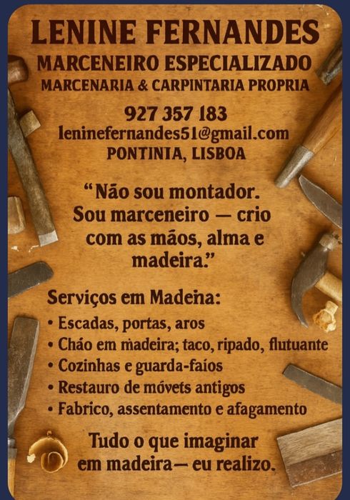 Carpinteiro de limpos reconstrução e construção