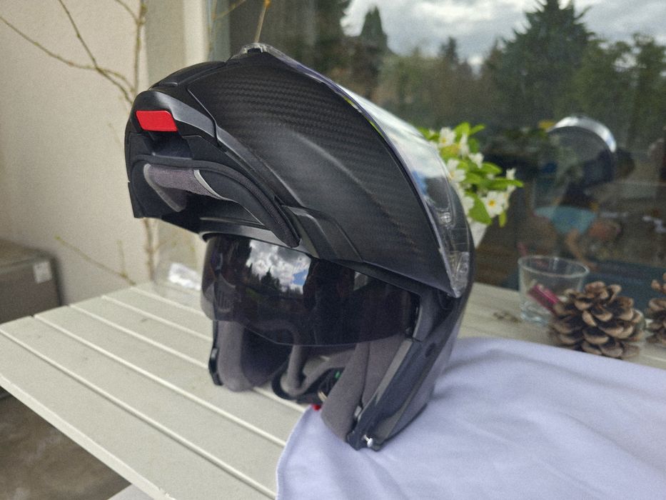 Kask AGV SPORTMODULAR CARBON szczękowy Otwierany kask rozmiar S tanio