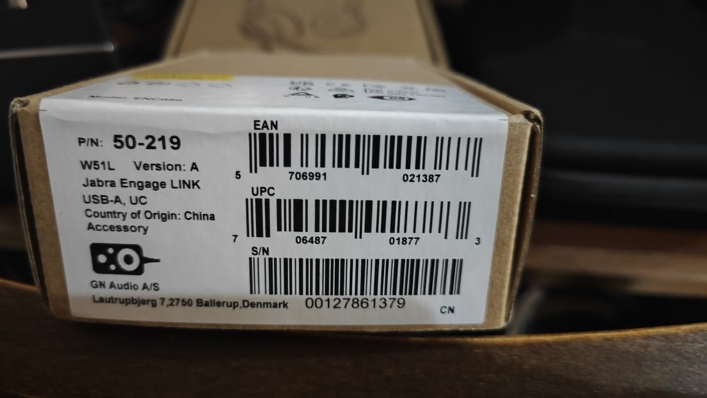 Навушники гарнітура Jabra Engage 50 + контролер Engage Link ENC080