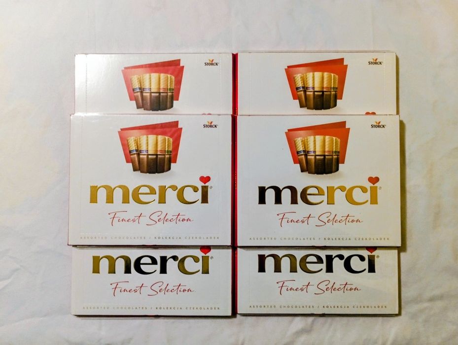 Merci Bombonierka Czekoladki 250 g  6 opk.