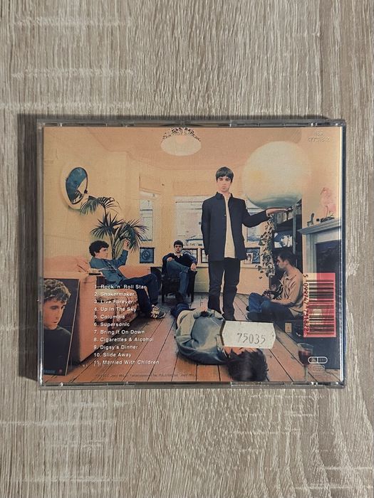 Álbum CD “Definitely Maybe” dos Oasis