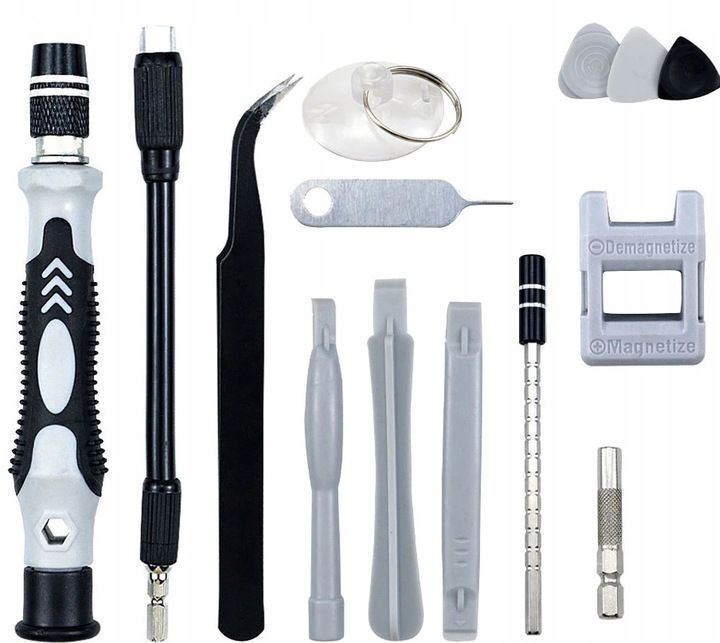 Zestaw precyzyjnych śrubokrętów uniwersalny wkrętak bity 115w1