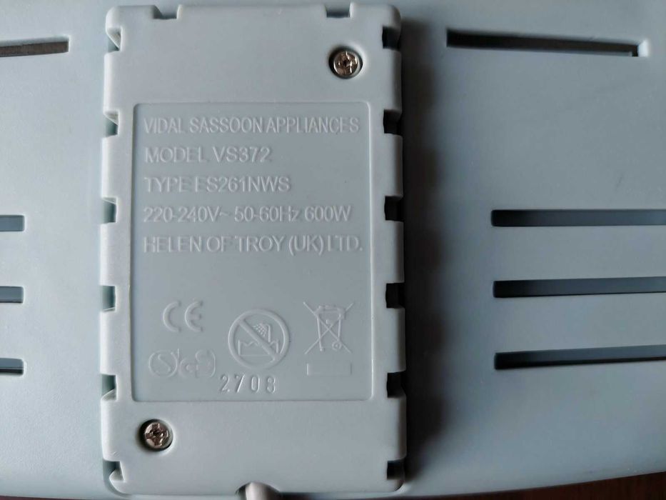 TERMOLOKI Vidal Sassoon VS372 Hair Hydration