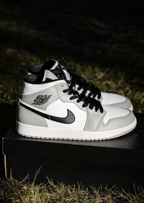 szare jordany 1 sneakersy nike air jordan|1 grey shoes popular R.38
