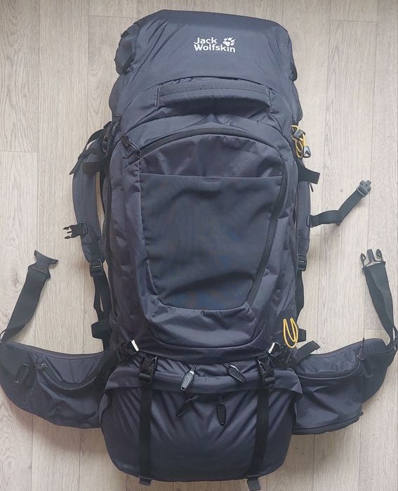 Рюкзак б/у походний Jack Wolfskin denali 65+10,з дощовиком (Germanі)