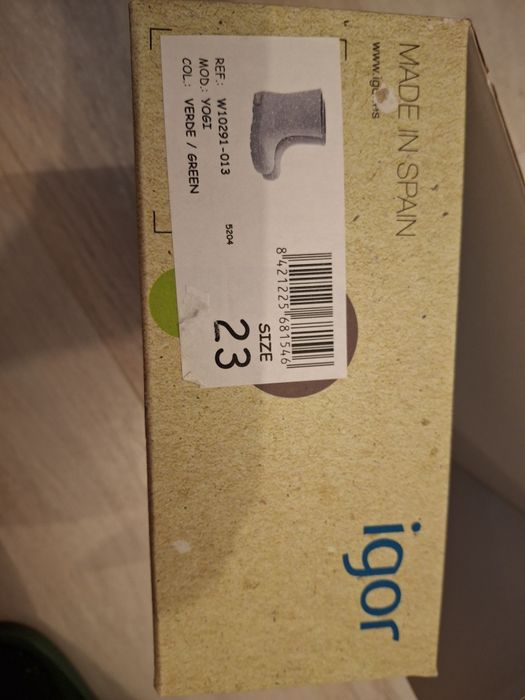 Galocha  verde  Igor.