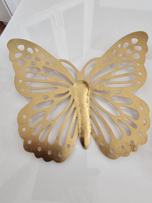 Par de borboletas decorativas de parede Mauro Ferretti