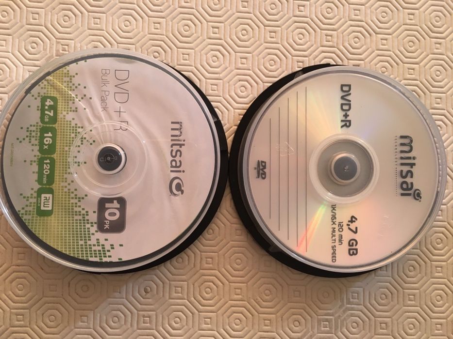 20 Mitsai DVD+R Blank Discs64729761687683121