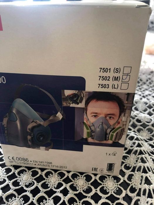 3M 7502 maska półmaska lakiernicza M 7500