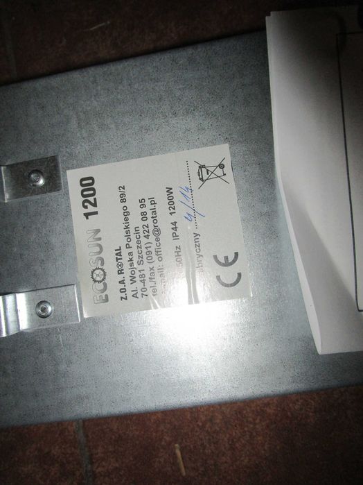 PANEL Grzejnik na Podczerwień  ECOSUN  1200W
