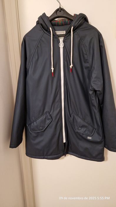 Parka Pull&Bear azul escuro