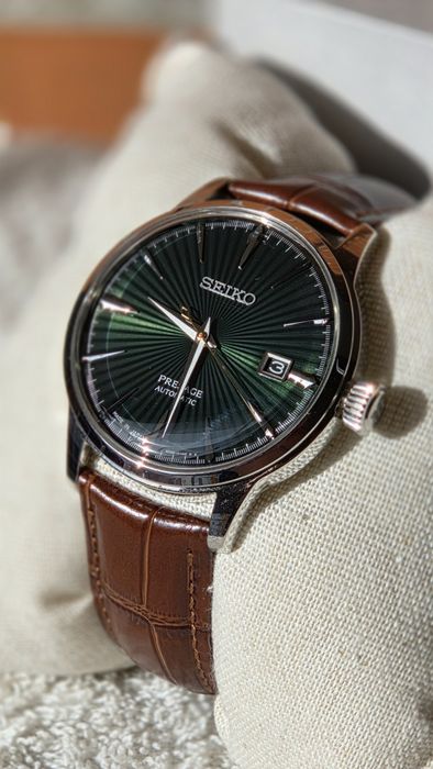 Seiko Presage Cocktail Time "Mockingbird" Automatic SRPE15J1 – Como Novo (Garantia e 2 Pulseiras), full set (caixa e documentos)