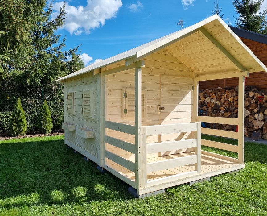DUŻE domki drewniane dla dzieci