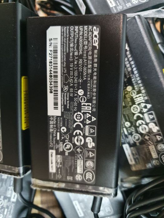 Електрошрот Оригінал Блок живлення питания  Acer 65W 19V 3.0x1.0 (1.1)